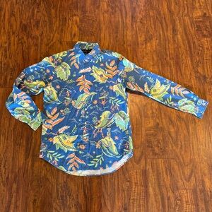Polo by Ralph Lauren Hawaiian Surfer Print Oxford Small S